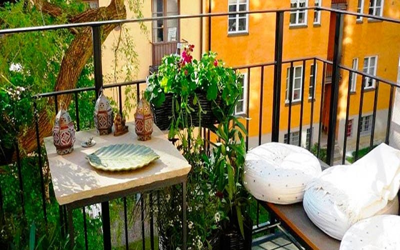 best decorate small balconies with charm