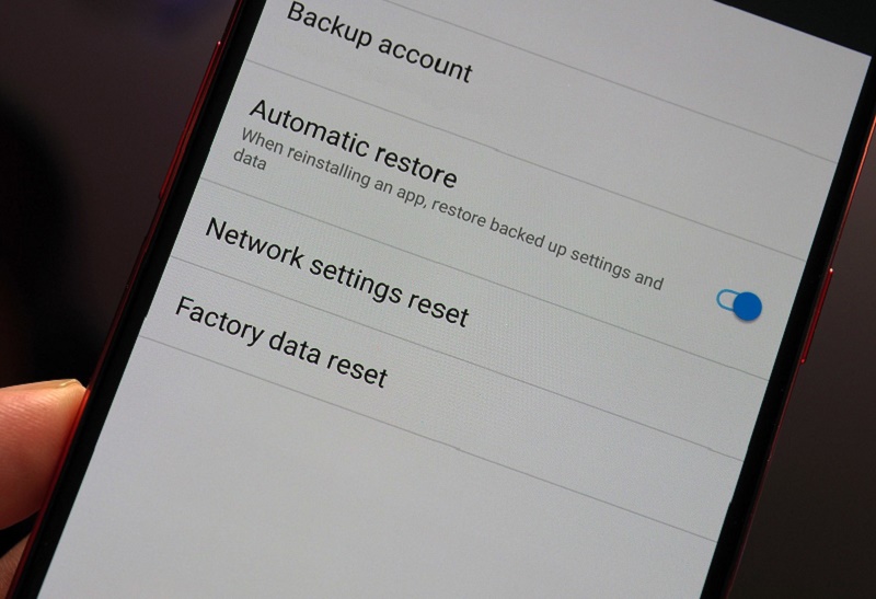 What should I keep in mind before resetting android phone?