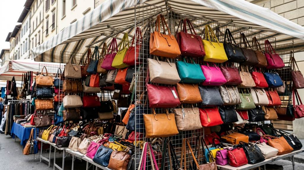 Checking luxury handbag hardware for authenticity