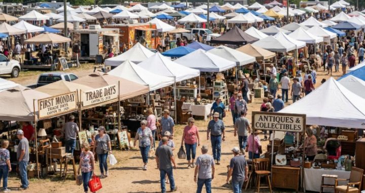 First Monday Trade Days 2026 outdoor vendor market Canton Texas
